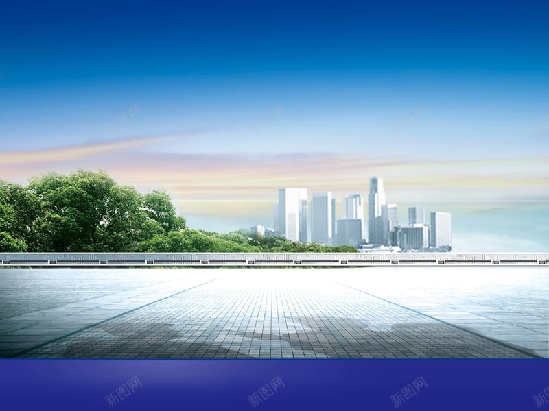 文明城市建设宣传海报背景模板psd设计背景_新图网 https://ixintu.com 公路 城市背景 宣传海报 建设 文明城市 树 海报背景 白云 背景模板 蓝天