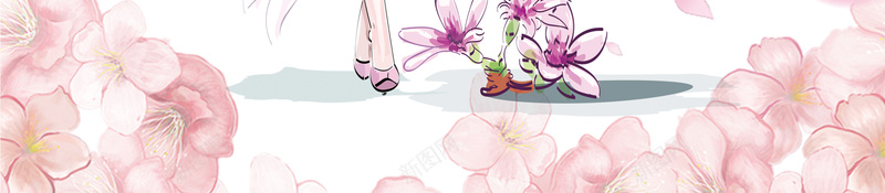 限时优惠海报背景psd设计背景_新图网 https://ixintu.com 会员日 双11来了 品牌节 女装 店庆 手绘 新店开业 每周特价 潮牌 狂欢节 秒杀 花瓣 限时优惠