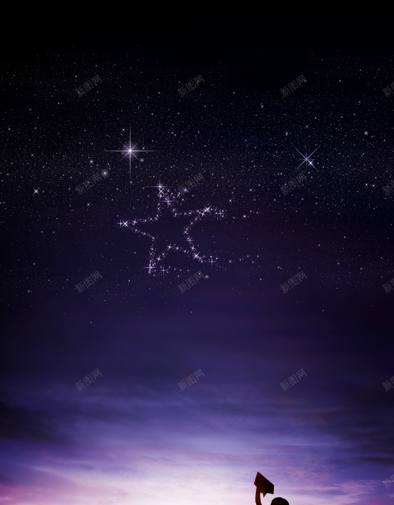 星空H5背景psd_新图网 https://ixintu.com H5 H5背景 h5 夜晚 摄影 星云 星海 星空 星际 草地 草坪 风景