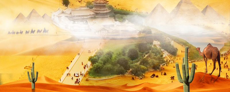 暑假敦煌出游大气黄色景色背景psd设计背景_新图网 https://ixintu.com 夏季旅游 夏日旅游 旅游 旅游宣传单 旅游广告 旅游景点 旅游海报 暑假 暑期旅游 暑期景点推荐