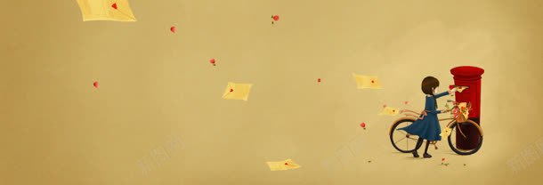 卡通信封背景bannerjpg设计背景_新图网 https://ixintu.com banner 信封 卡通 背景