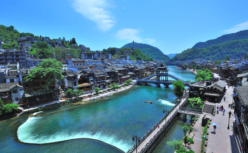 凤凰古城jpg高清背景_新图网 https/ixintu.