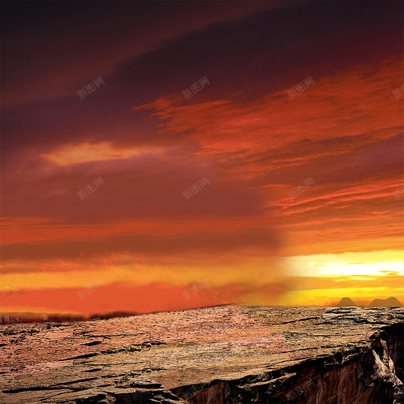 黄昏夕阳背景psd_新图网 https://ixintu.com 主图 摄影 风景 黄昏夕阳