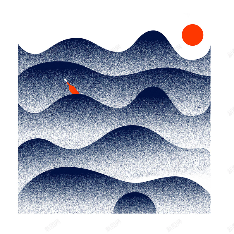 日出西山沙画广告背景psd设计背景_新图网 https://ixintu.com 层叠的山 希望 平静 日出 沙画元素 深蓝 美好