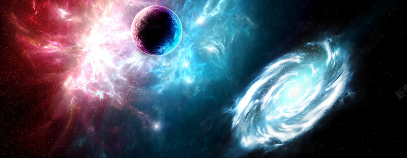 黑洞星际穿越背景psd设计背景_新图网 https://ixintu.com 商务 地球 宇宙 星云 星海 星空 星际 海报banner 游戏 科幻 科技 质感 酷炫