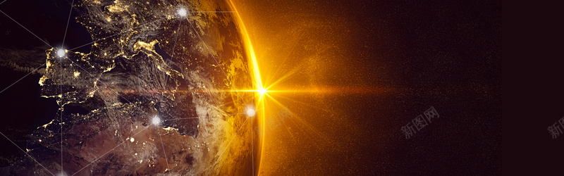 地球曙光背景jpg设计背景_新图网 https://ixintu.com 全球 地球 太空 曙光 海报banner 科技 科技感 科技风 高科技