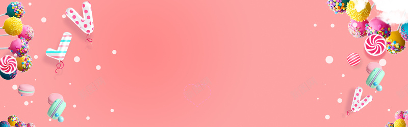 天猫甜品浪漫梦幻粉色bannerpsd设计背景_新图网 https://ixintu.com banner 云朵 天猫 梦幻 气球 浪漫 甜品 粉色 糖果 马卡龙