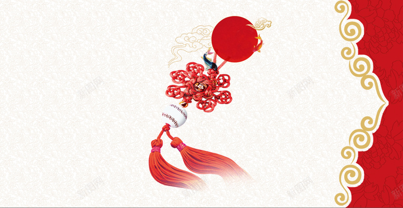 红底中式花纹吊坠海报背景模板jpg设计背景_新图网 https://ixintu.com 中式背景 中式花纹 台历背景 吊坠 海报模板 海报背景模板 红底 背景模板 花纹海报