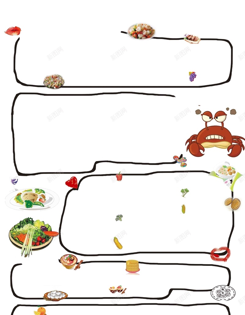 美食手绘菜单菜谱水煮鱼海鲜螃蟹串儿海报psd_新图网 https://ixintu.com 串儿 手绘 水煮鱼 海报 海鲜 海鲜菜单 美食 美食菜谱 背景 菜单 菜单菜谱 菜谱 螃蟹 饭馆