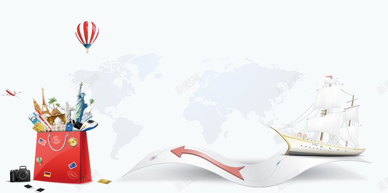 简约创意帆船跨境电商海报背景psd设计背景_新图网 https://ixintu.com 世界在变 创意背景 商城海报 广告设计 海报背景 激动 电商海报 科技背景 简约科技 跨境电商