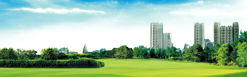 建筑小区jpg设计背景_新图网 https://ixintu.com 天空 小区 建筑 房地产 房屋 楼房 海报banner