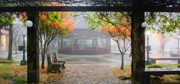 公园景区建筑摄影jpg设计背景_新图网 https://ixintu.com 休闲旅游 公园 建筑 房子 景区