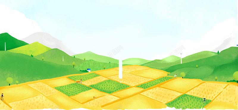 唯美田园背景矢量jpg设计背景_新图网 https://ixintu.com 丰收 唯美 手绘 海报 温暖 田园 矢量 素材 背景 金色
