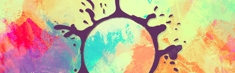 彩色喷绘纹理背景jpg设计背景_新图网 https://ixintu.com banner 五颜六色 卡通 喷绘 彩色 手绘 海报banner 童趣 纹理