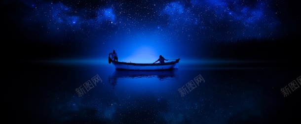 唯美夜晚船只背景bannerjpg设计背景_新图网 https://ixintu.com banner 唯美 夜晚 背景 船只