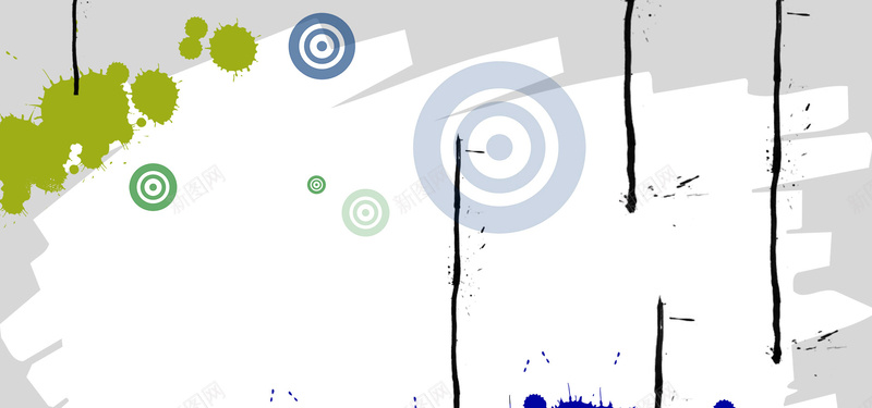 淘宝创意抽象背景psd设计背景_新图网 https://ixintu.com 圆圈 墨水 插画 海报banner 纹理 色彩 花纹 质感 黑色