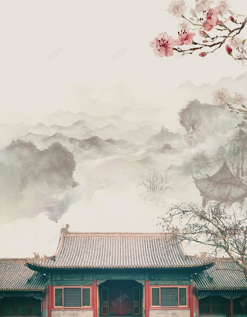 古典工笔画江南装饰画jpg设计背景_新图网 https://ixintu.com 分层文件 古典 工笔画 平面设计 水墨 水墨画 江南 江南绘画 源文件 绘画 装饰画 高清