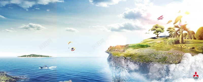 淘宝球鞋背景图jpg设计背景_新图网 https://ixintu.com 大树 小岛 山顶 悬崖 海报banner 海洋 激情 狂欢