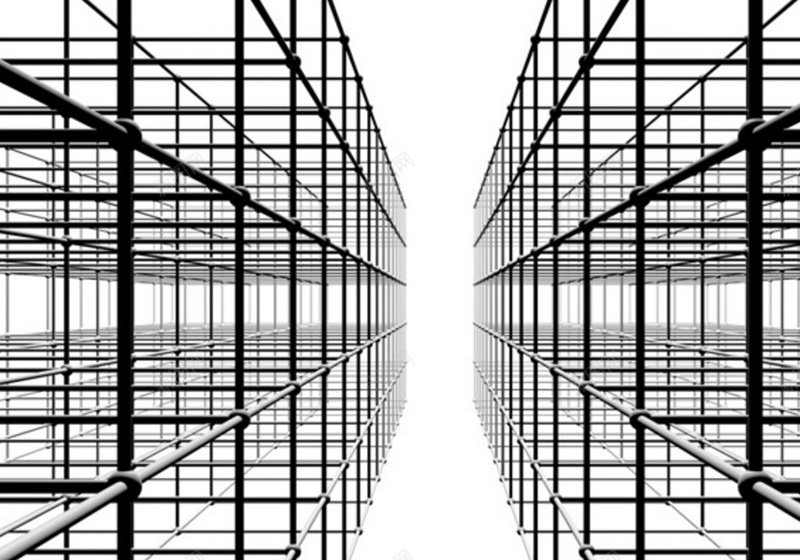 黑色钢管空间背景jpg设计背景_新图网 https://ixintu.com 地产 点线面 空间 纹理 结构 质感 钢管 黑色