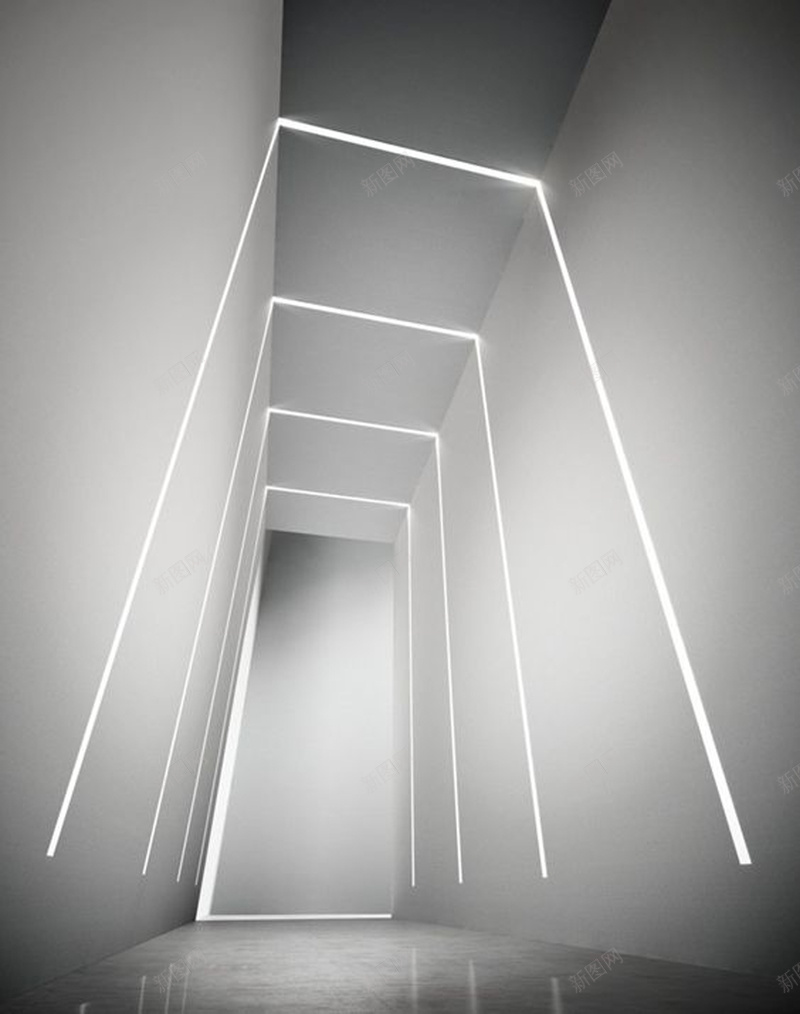 极具空间感的简约走廊背景jpg设计背景_新图网 https://ixintu.com 墙面 室内 未知 空间感 简约 装修 走廊 远处