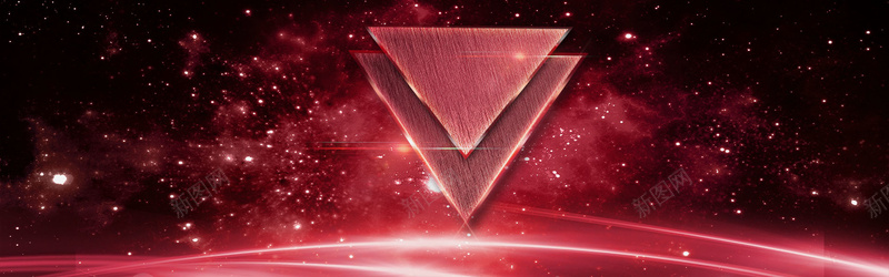 电商炫酷背景海报bannerpsd设计背景_新图网 https://ixintu.com banner 三角形 光效 星光 海报 炫酷 电商 科技 粉色 背景