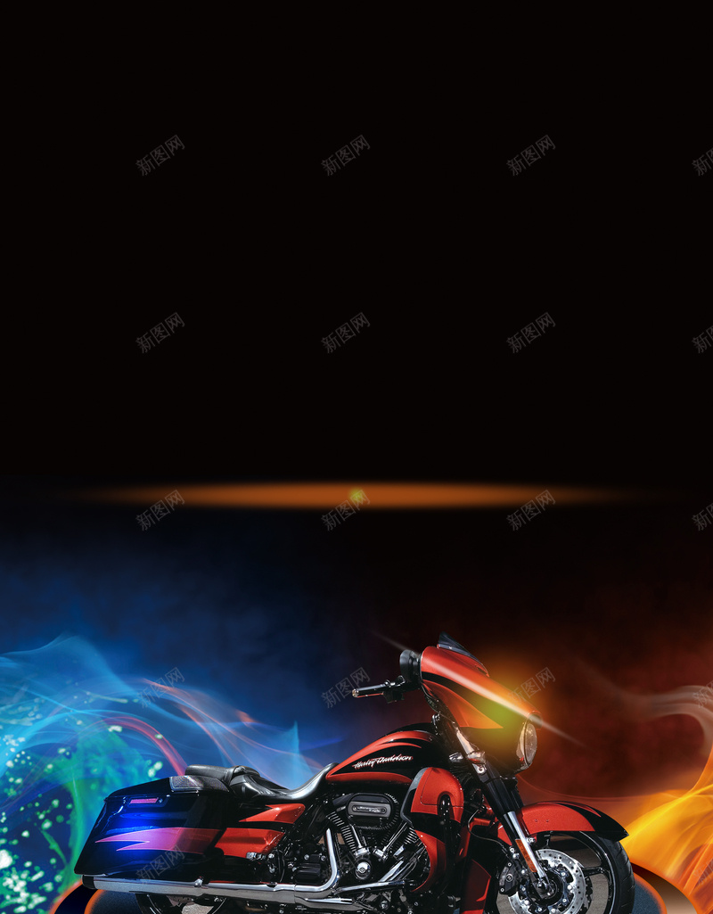 酷炫火焰摩托车展示宣传单海报背景psd设计背景_新图网 https://ixintu.com 促销活动 兴奋 哈雷摩托车 宣传单广告 摩托车 摩托车产品 摩托车展示区 时尚海报 海报背景 酷炫火焰