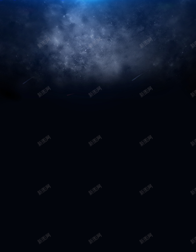 蓝色夜空云朵H5背景psd设计背景_新图网 https://ixintu.com H5背景 云朵 夜空 星空 深邃 白云 科技 蓝色