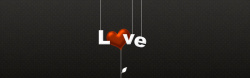 情人节字体创意情人节爱心love海报背景高清图片