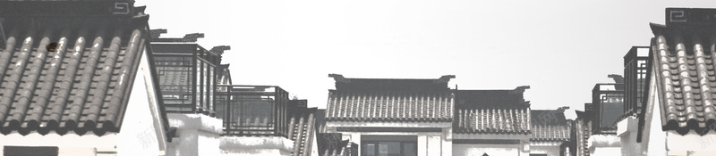 水墨风中式家居海报背景模板psd设计背景_新图网 https://ixintu.com 中式台灯 中式家居 古典家具 徽派建筑 水墨背景 水墨风 海报背景模板 雕花窗