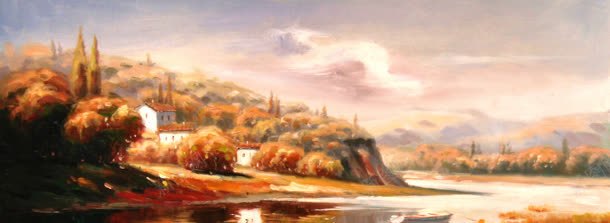 油画金秋景色背景bannerjpg设计背景_新图网 https://ixintu.com banner 景色 油画 背景 金秋