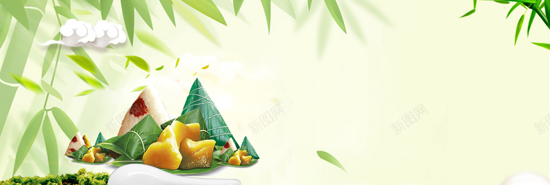 端午节粽享端午中国风bannerjpg设计背景_新图网 https://ixintu.com 中国风 浓情端午 端午节 端午钜惠 粽享端午 粽子节 绿色 龙舟节