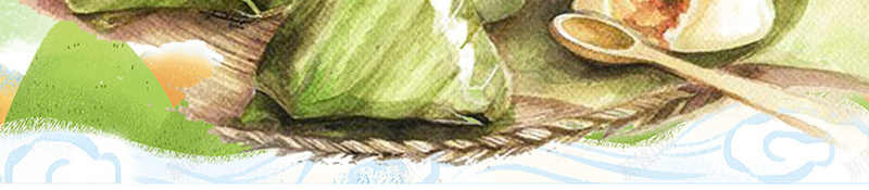 绿色手绘风格端午节海报psd设计背景_新图网 https://ixintu.com 中国传统节日 农历五月初五 包粽子 手绘风格 浓情端午 端午节海报 粽子 绿色
