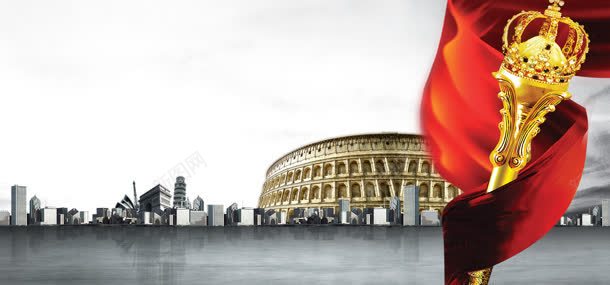 欧式奢华房地产广告jpg设计背景_新图网 https://ixintu.com 奢华 房地产 欧式