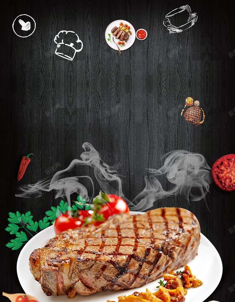意大利牛排意美食背景psd设计背景_新图网 https://ixintu.com PSD源文件 PSD素材 分层文件 烤肉 烤肉店 煎牛排 牛排 牛排店 美食 背景模板 背景海报 背景素材 饮食文化 高清背景