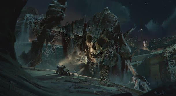 金属神兽科幻电影jpg设计背景_新图网 https://ixintu.com 电影 科幻 金属