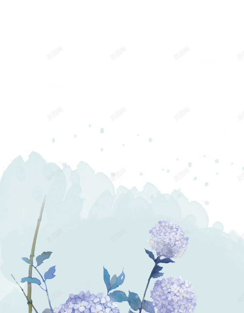 中国风渐变墨色花背景图psd设计背景_新图网 https://ixintu.com 中国风 墨色 渐变 简约 纹理 花 质感