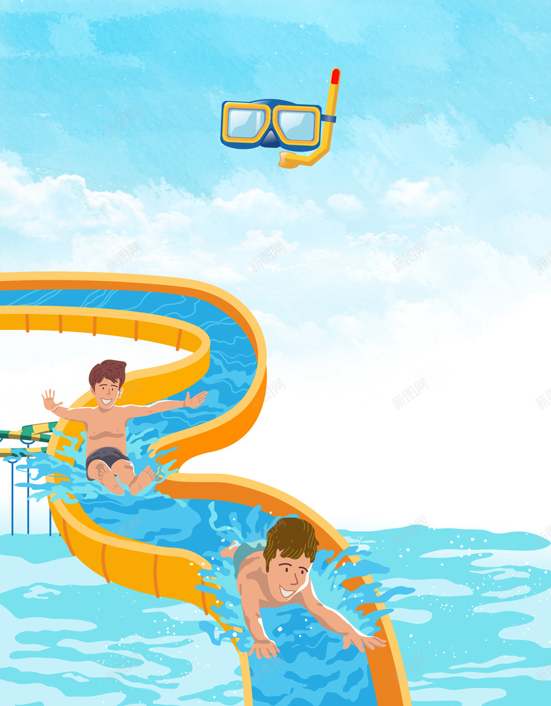 夏日欢乐游泳背景psd设计背景_新图网 https://ixintu.com 夏日 宣传 戏水 欢乐 水 泳池 清凉 游泳 滑梯 激情 蓝色 酷暑