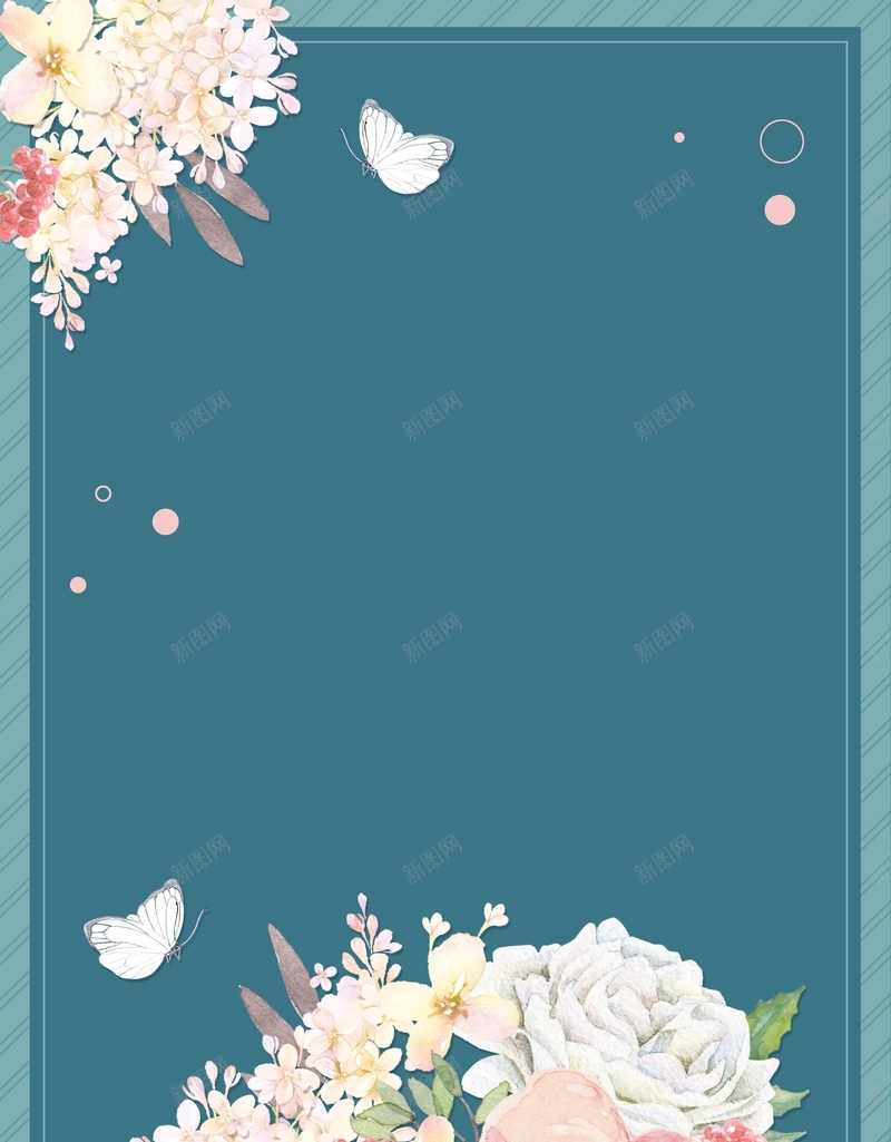 蓝色手绘花卉美容整形海报背景psd设计背景_新图网 https://ixintu.com 亮肌焕颜 医疗宣传单 宣传单 整形 无创整形 皮 紧肤活颜 美容医院 肤美容 补水美颜 面部微整形 韩创微整形