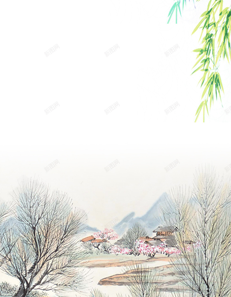 清明节柳树背景PSD分层H5背景psd设计背景_新图网 https://ixintu.com H5背景素材 PSD分层 中国风 柳树 柳树素材 树木 河流 清明节 清明节素材