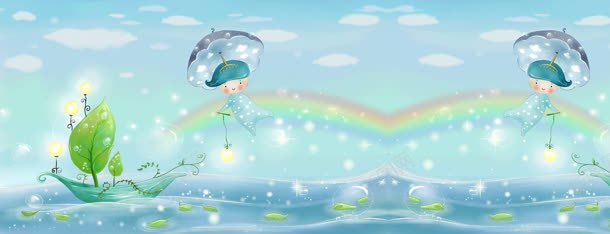 韩国手插画清新背景bannerjpg设计背景_新图网 https://ixintu.com banner 手插画 清新 背景 韩国