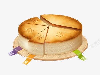 蛋糕形式的统计图png免抠素材_新图网 https://ixintu.com 商业 扇形统计图 生活 蛋糕