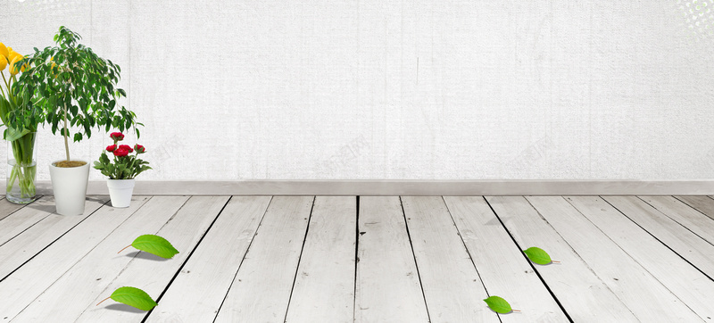 清新简约绿叶现代木板纹理平面广告psd设计背景_新图网 https://ixintu.com 平面广告 木板 清新 现代家居 盆栽 简约 纹理 绿叶