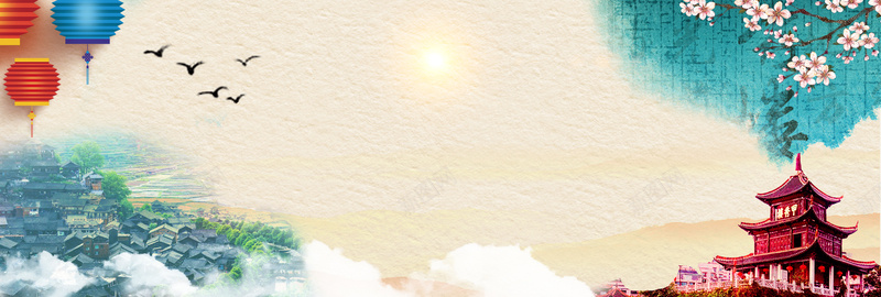 米黄色贵州旅游国庆大放价电商bannerjpg设计背景_新图网 https://ixintu.com banner 国庆 大放价 旅游 淘宝 电商 米黄色 贵州