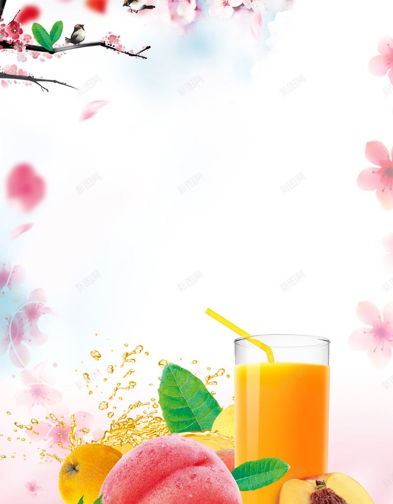 清新粉色水蜜桃汁创意海报psd设计背景_新图网 https://ixintu.com 创意 夏日 易拉宝 果汁促销海报 果汁店 果汁店卡通 果汁店展板 果汁店海报 果汁海报 果汁饮料 桃子 桃汁 水果 水果海报 海报 海报设计 清新 画架 粉色 菜单 蜜桃 设计 饮料 饮料海报 高清 高清果汁海报 鲜榨果汁