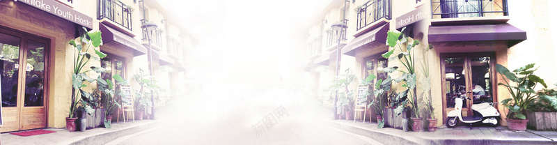 街拍psd_新图网 https://ixintu.com 摄影 海报banner 街头 街景 风景