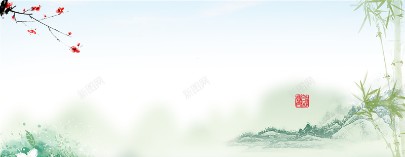 水墨风竹梅手串电商海报背景psdjpg设计背景_新图网 https://ixintu.com psd 佛手串 手串 手串电商 梅 水墨风 电商海报 竹 远山 首饰