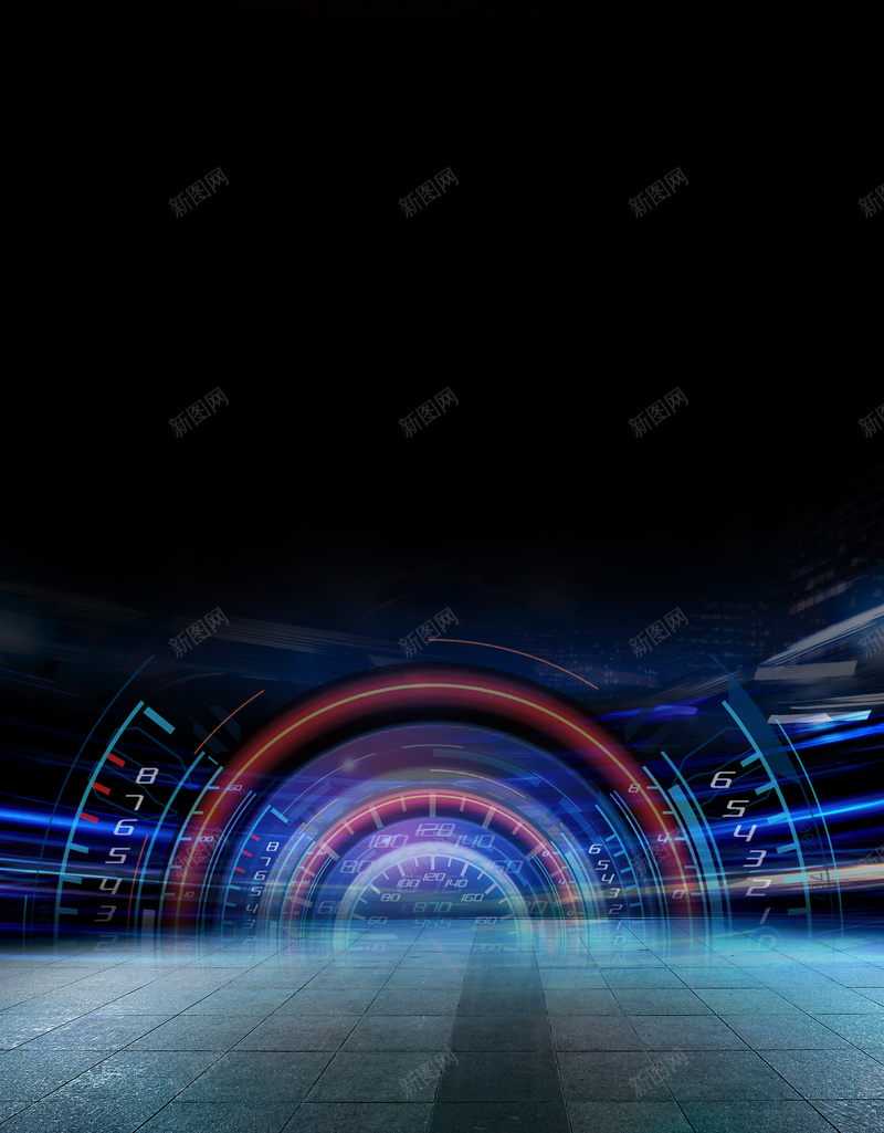 黑色大气创意汽车博览会海报psd设计背景_新图网 https://ixintu.com 大气 新款上市 时速表 汽车 汽车促销 汽车博览会 汽车展会海报 荣耀登场