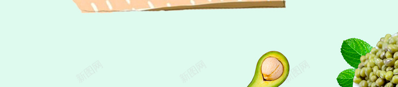 夏天酷饮绿豆汤小清新绿色背景psd设计背景_新图网 https://ixintu.com 养生 养生饮食 几何 塑身 夏日养生 小清新 广告 激情 素材 绿叶 质感 食品 食物