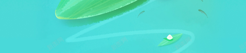 端午节绿色小清新插画海报psd设计背景_新图网 https://ixintu.com 叶子 女孩 柳叶 浓情端午 端午节 端午节促销 端午节活动 粽叶 粽子