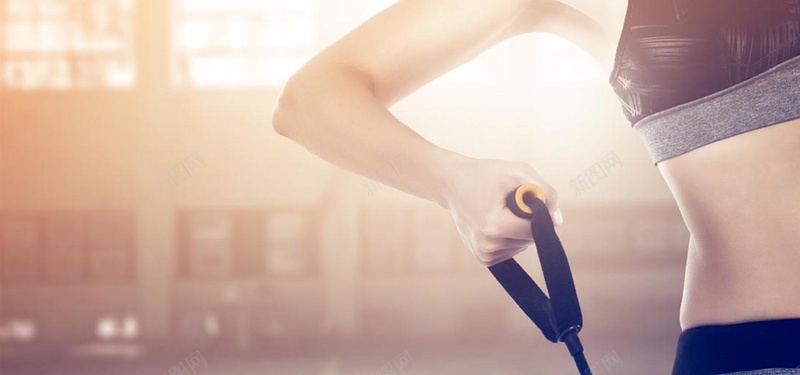 美女运动健身jpg设计背景_新图网 https://ixintu.com 健身 室内 性感 海报banner 美女 身材 运动